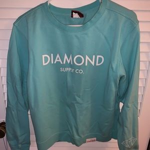 Diamond crew neck sweater